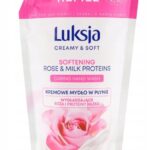 Luksja Mydło w płynie ZAPAS 900 ml ROSE&MILK PROTEINS