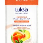 Luksja Mydło w płynie ZAPAS 900 ml PEACH&WHITE TEA