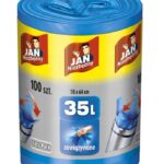 JAN NIEZBĘDNY Worki na śmieci Easy Pack 35L 100szt niebieskie