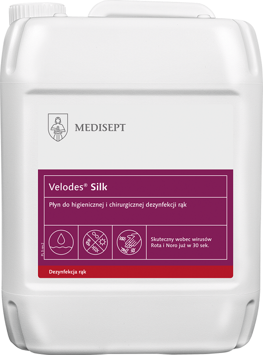 MEDI-128 Velodes Silk 5L Płyn do dezynfekcji rąk - obrazek 1