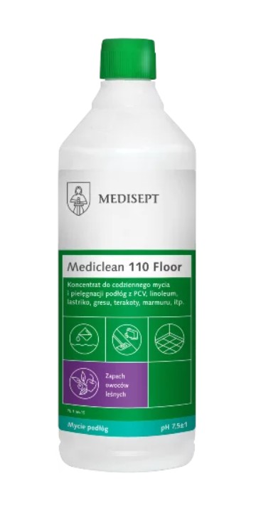 MEDI-9 MEDISEPT MC 110 1L Floor Owoce Leśne Płyn do mycia podłóg - obrazek 1