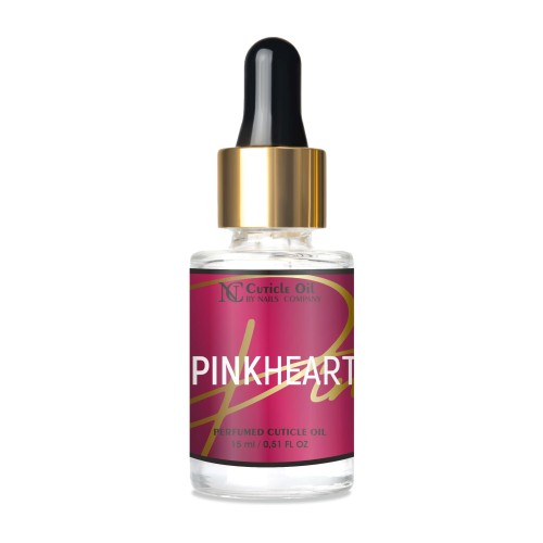 NC-585 Nails Company Oliwka do skórek Pink Heart 15 ml/Cuticle Oil - obrazek 1