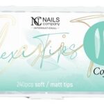 Nails Company Flex Form COFFIN totally clear 240szt