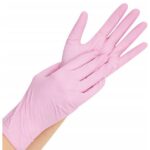 Rękawiczki nitrylowe M różowe 100szt medaSEPT Prefer Pink