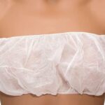 Biustonosz z włókniny PP biały 75/19 cm 10 szt.