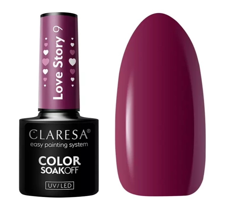 PAL-283 Claresa lakier hybrydowy LOVE STORY 9 - 5g - obrazek 1