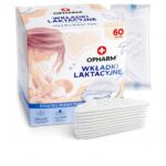 Wkładki laktacyjne chłonne cienkie żelujące 60 szt. Opharm
