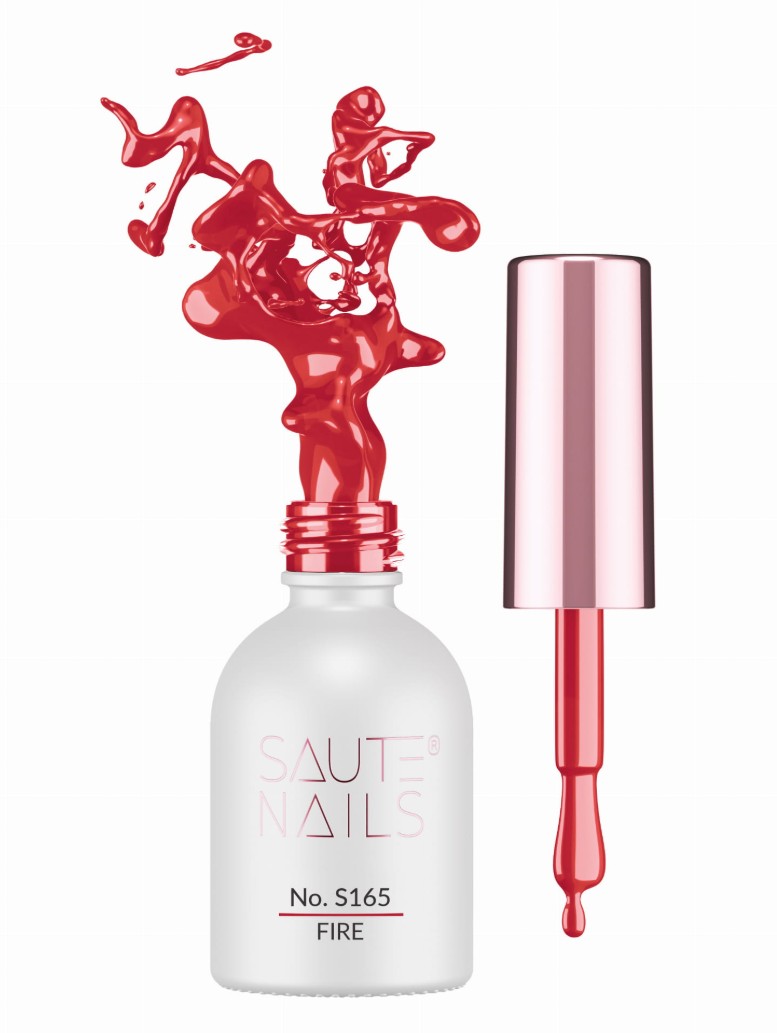 SL-20 Saute Nails Lakier hybrydowy S165 Fire 8 ml - obrazek 1
