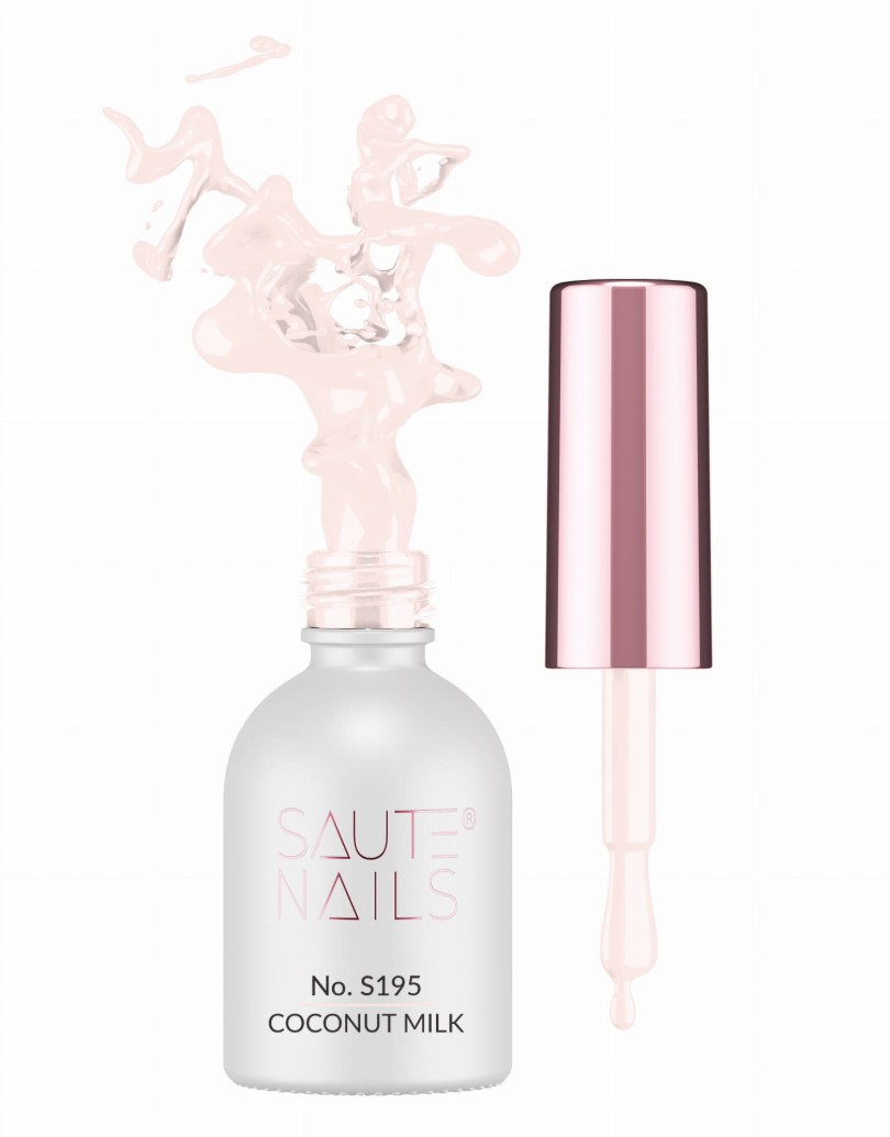 SL-27 Saute Nails Lakier hybrydowy S195 Coconut Milk 8 ml - obrazek 1