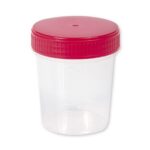 Pojemnik na mocz 100ml STERYLNY czerwony