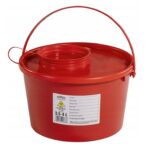 Pojemnik na odpady medyczne czerwony 3,5-4L