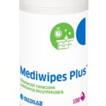 Chusteczki do dezynfekcji alkoholowe pojemnik 100szt MEDIWIPES PLUS