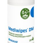 Chusteczki do dezynfekcji bezalkoholowe POJEMNIK 100 szt MEDIWIPES DM