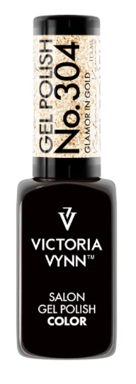 VICT-668 Victoria Vynn GEL POLISH 304 Glamor in Gold Lakier hybrydowy 8ml - obrazek 1