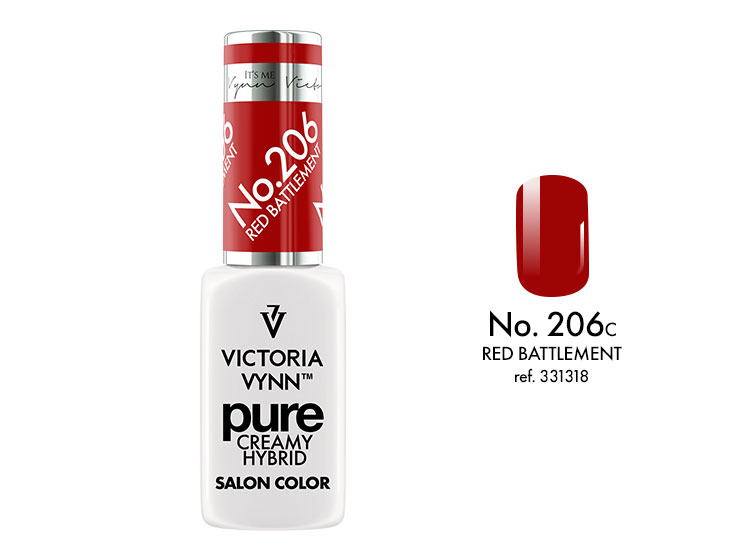 VICT-682 Victoria Vynn PURE CREAMY HYBRID 206 Red Battlement - obrazek 1