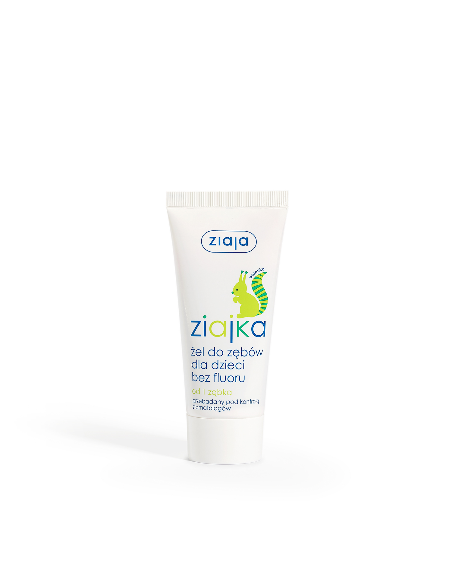 ZIAJ-171 Ziaja Żel do zębów dla dzieci bez fluoru od 1 ząbka 50 ml - obrazek 1