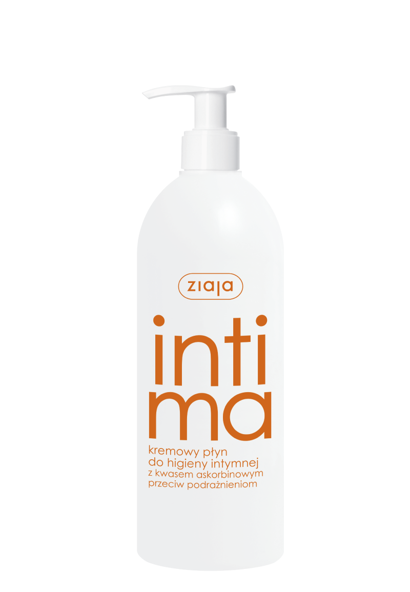 ZIAJ-31 ZIAJA INTIMA KREMOWY PŁYN Z KWASEM ASKORBINOWYM 500 ml - obrazek 1