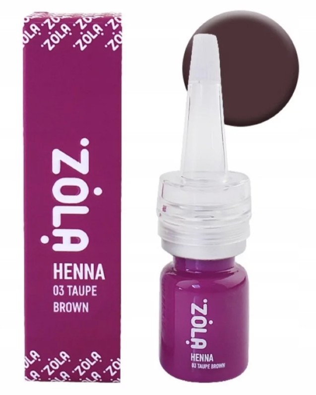 ZOL-24 Zola Henna do brwi 03 TAUPE BROWN 5 g - obrazek 1