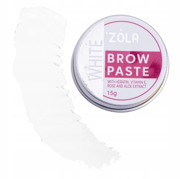 ZOL-34 Zola Pasta do konturowania brwi - Biała 15 g - obrazek 1