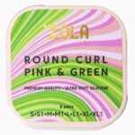 Zola Silikonowe wałeczki do laminacji Round Curl Różowe i Zielone (S, S1, M, M1, L, L1, XL, XL1)