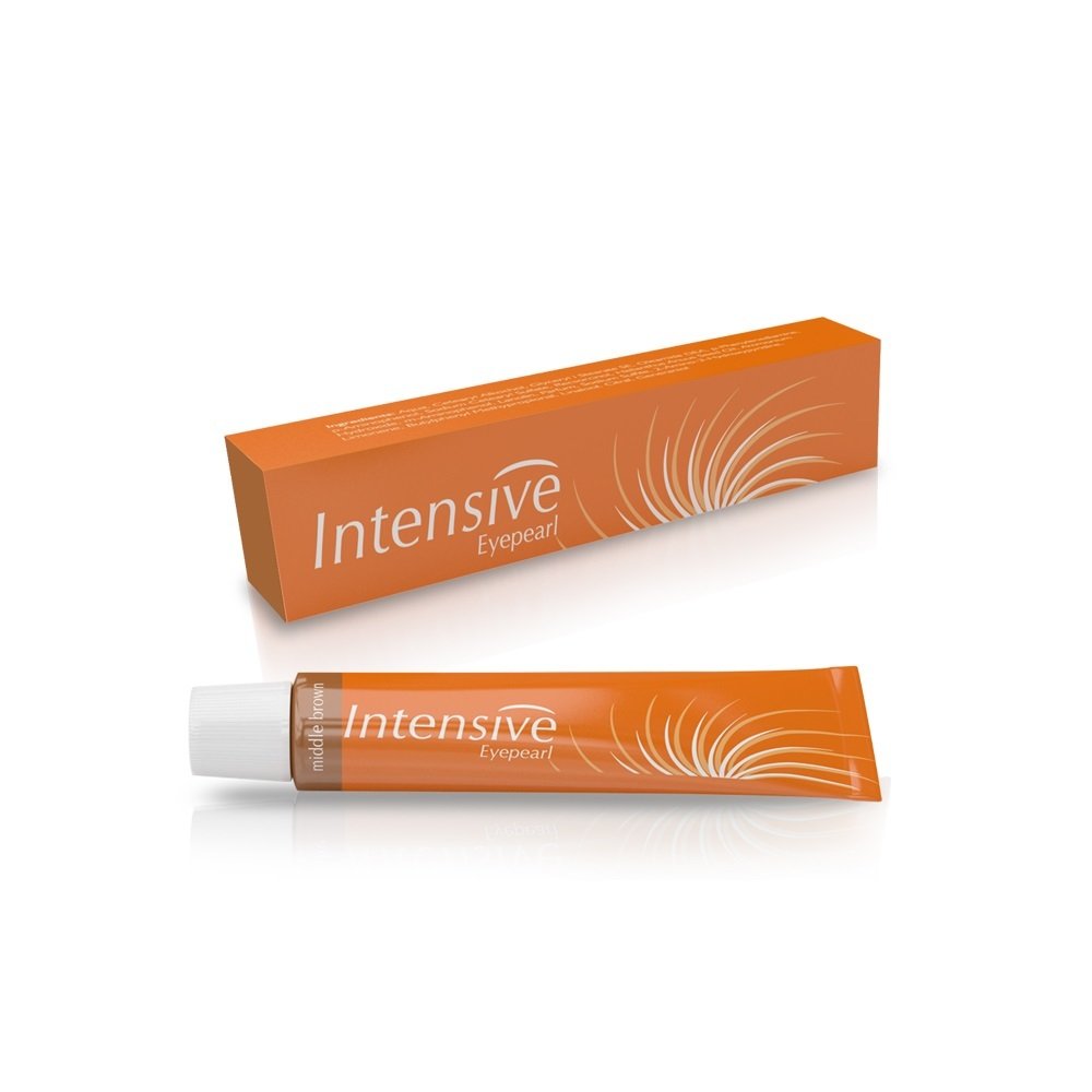 intensive_middle_brown_1x1 Henna INTENSIVE Middle Brown 20 ml – Brązowa Henna do Brwi i Rzęs - obrazek 1