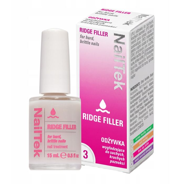 nail_tek_ridge_filler_3_1x1_50kb Nail Tek Ridge Filler 3 – odżywka do paznokci 15 ml - obrazek 1